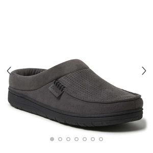 DearFoams Brendan Microsuede clog slipper *NWT*